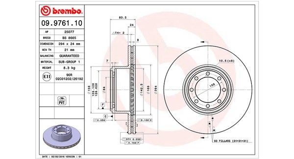 MAGNETI MARELLI Jarrulevy 360406058200